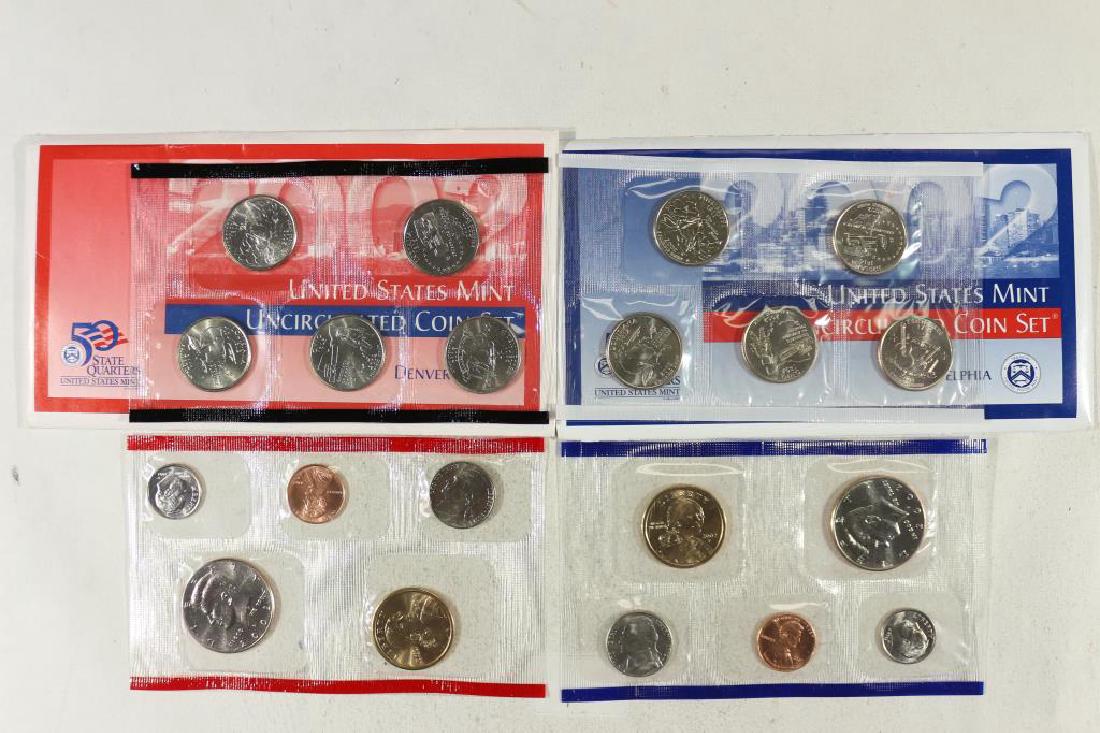 2002 US MINT SET (UNC) P/D (WITH ENVELOPE) (1 of 2)