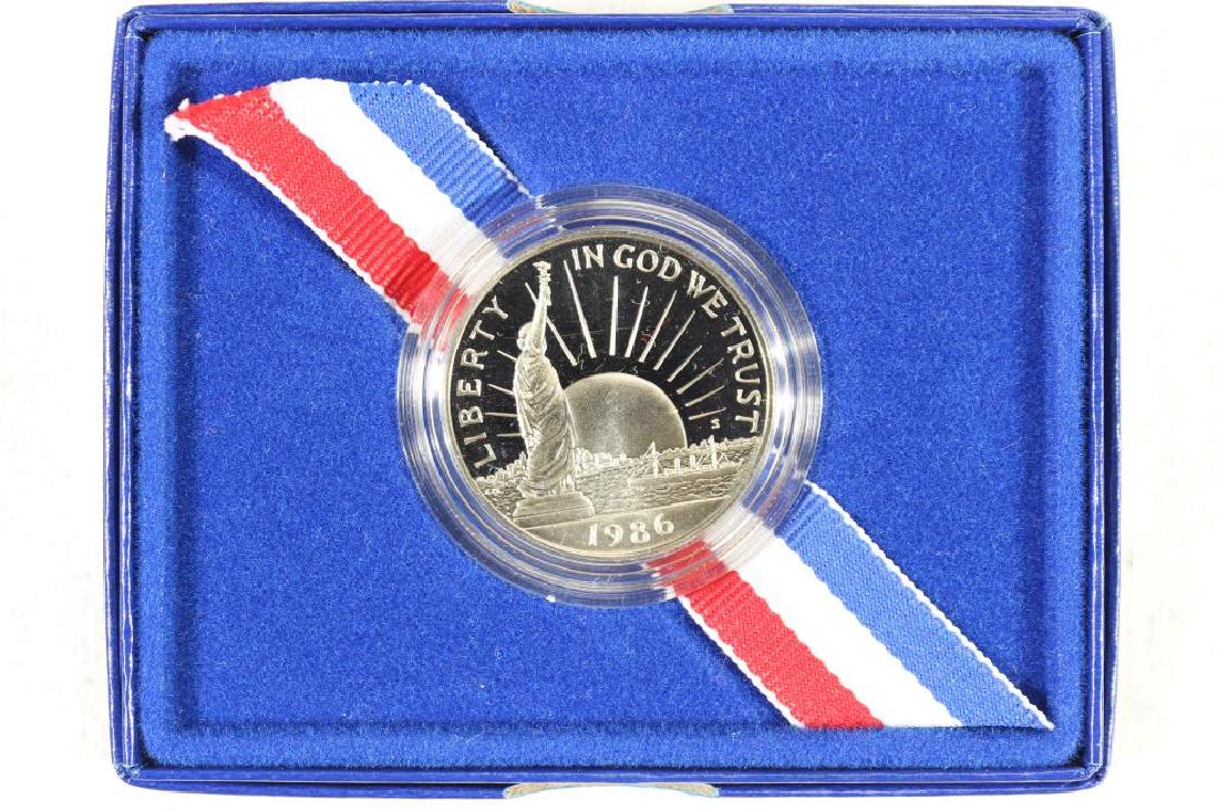 1986-S STATUE OF LIBERTY PROOF HALF DOLLAR (1 of 3)