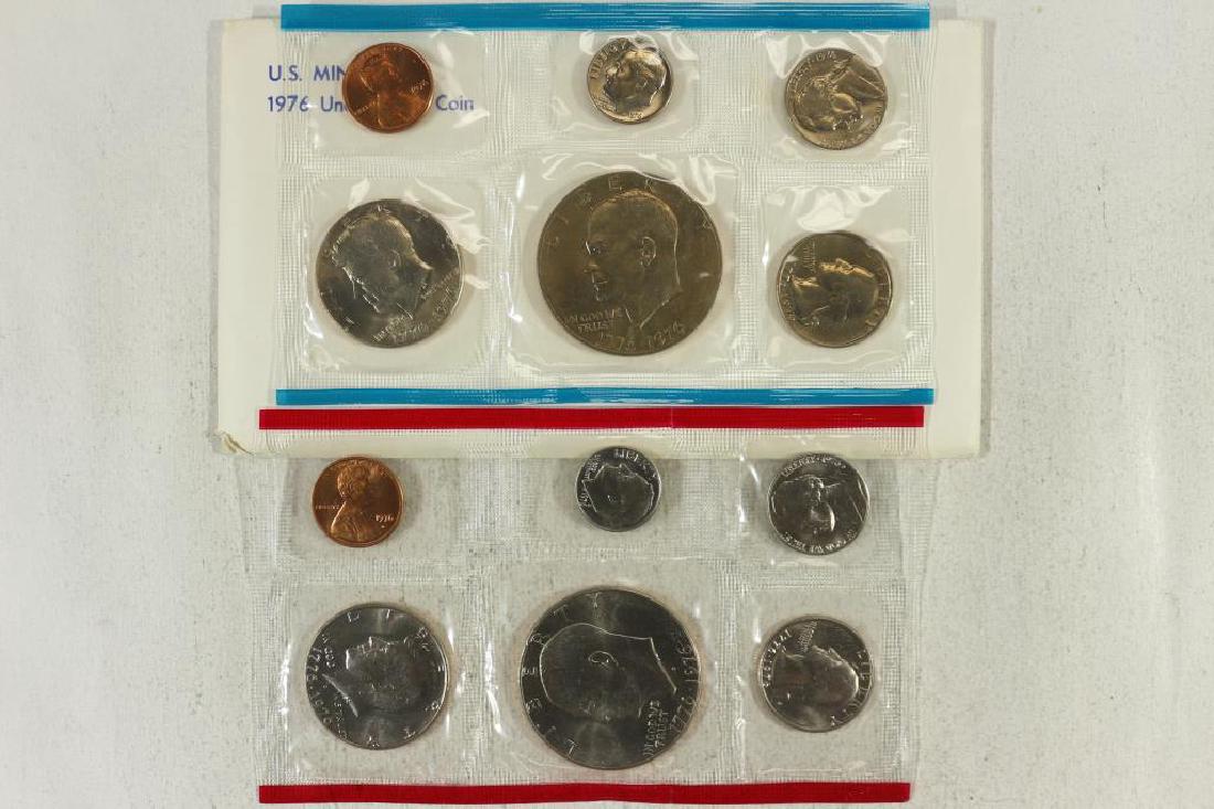 1976 US MINT SET (UNC) P/D (WITH ENVELOPE) (1 of 2)
