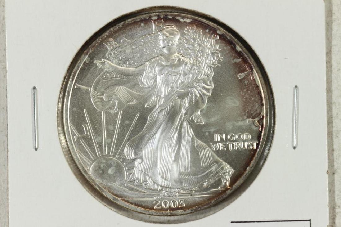 2003 AMERICAN SILVER EAGLE UNC (1 of 2)