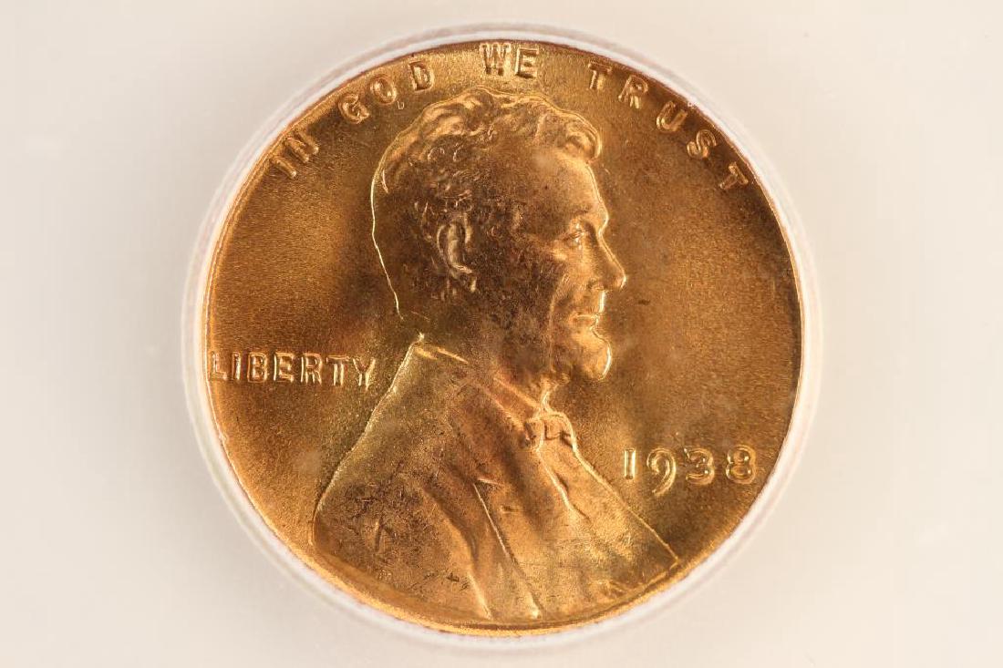 1938 LINCOLN CENT ICG MS66RD (1 of 3)