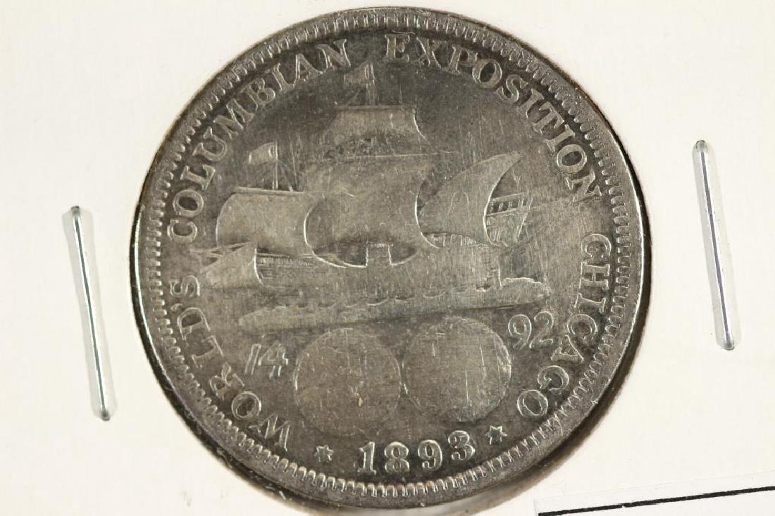 1893 COLOMBIAN EXPOSITION SILVER COMMEMORATIVE (1 of 2)