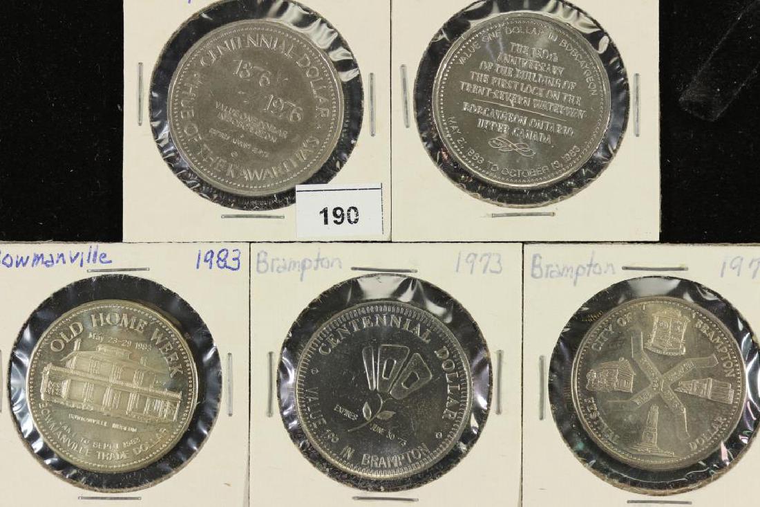 5 ASSORTED CANADA TRADE DOLLARS SEE DESCRIPTION (1 of 3)