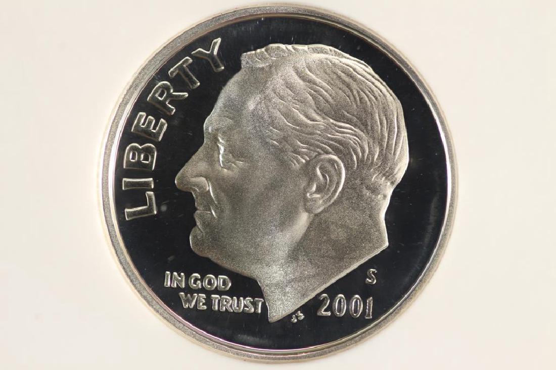 2001-S SILVER ROOSEVELT DIME NGC PF69 ULTRA CAMEO (1 of 3)