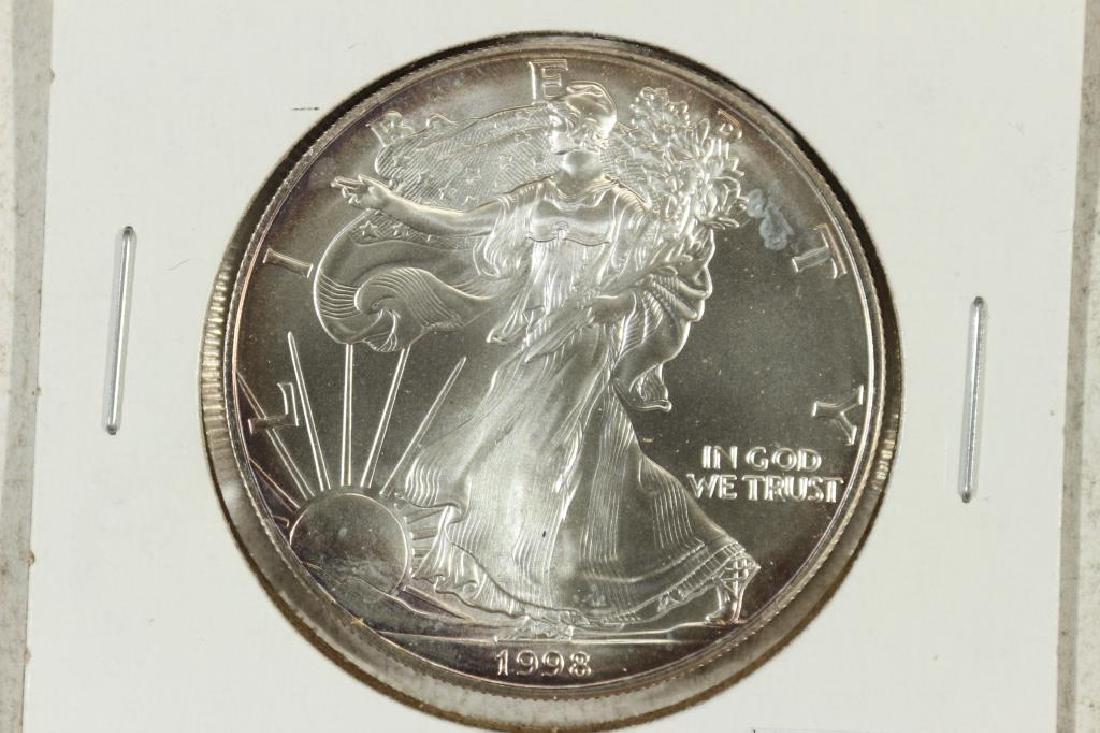 1998 AMERICAN SILVER EAGLE UNC (1 of 3)