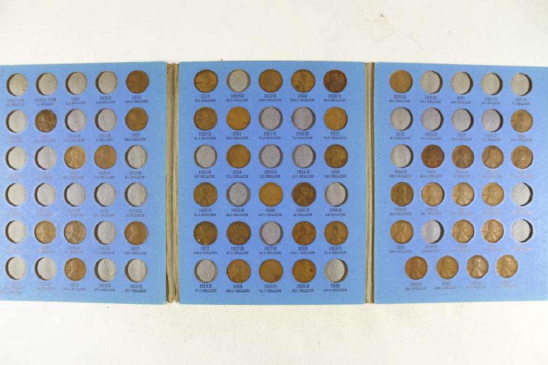 2 PARTIAL LINCOLN CENT SETS 1909-1940 45 COINS AND (1 of 3)