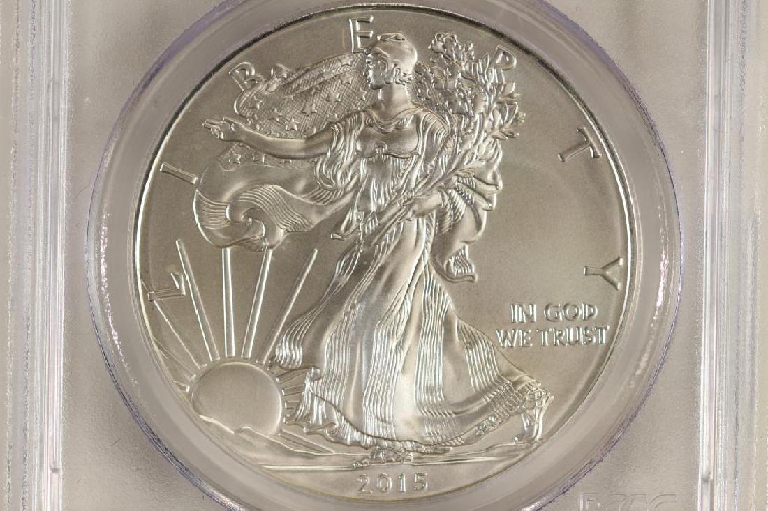 2015-W AMERICAN SILVER EAGLE PCGS SP70 1ST DAY (1 of 3)