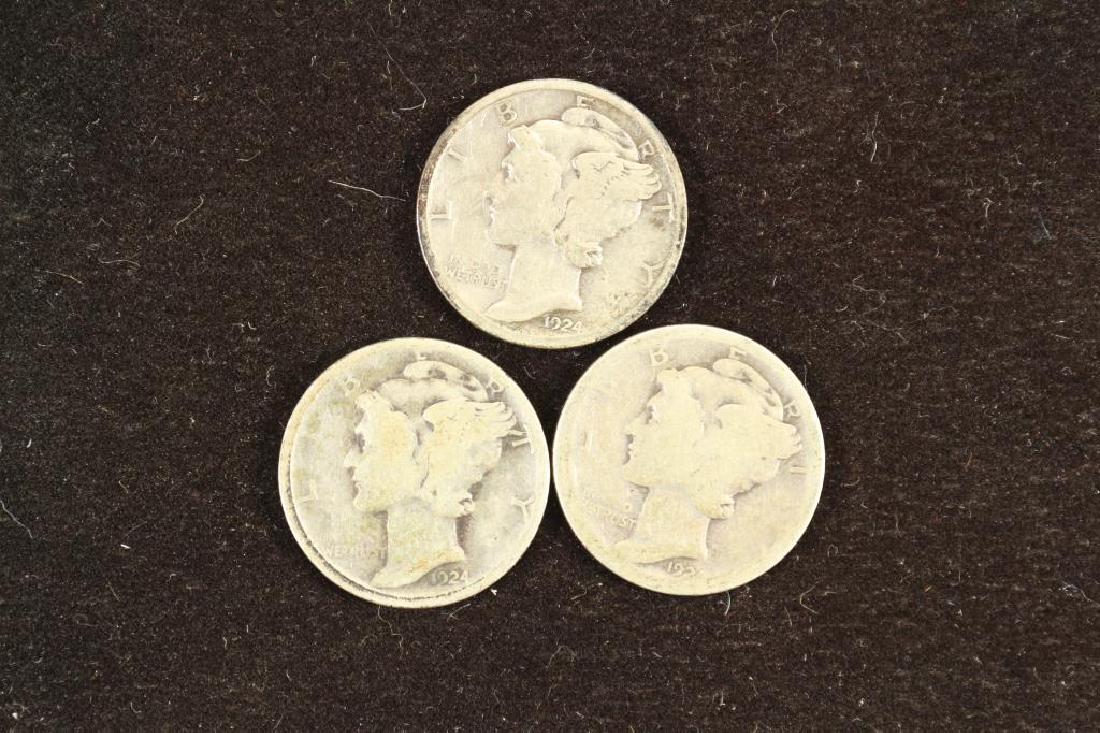 1924-P/D/S MERCURY DIMES (1 of 2)