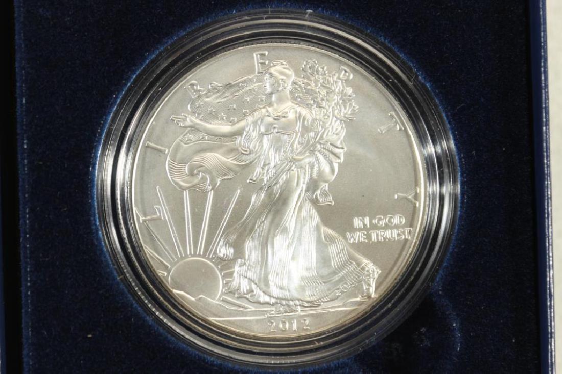 2012-W AMERICAN SILVER EAGLE UNC ORIGINAL MINT (1 of 3)