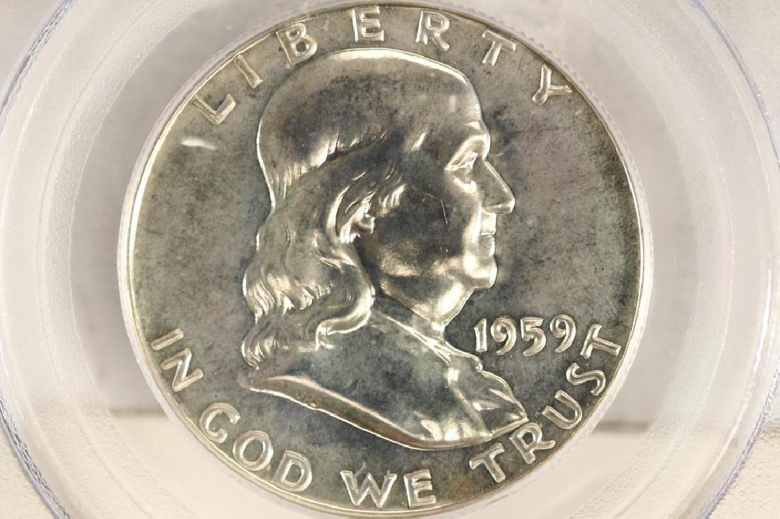 1959 FRANKLIN HALF DOLLAR PCGS PR66 (1 of 3)