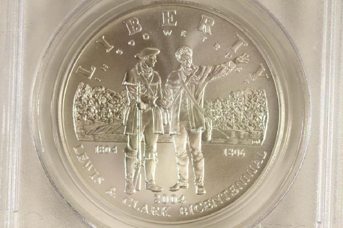 2004-P LEWIS & CLARK COMMEMORATIVE SILVER DOLLAR (1 of 3)