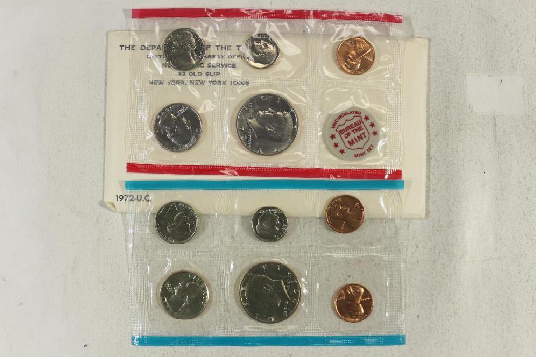 1972 US MINT SET (UNC) P/D/S (WITH ENVELOPE) (1 of 2)