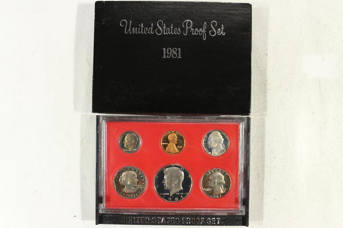 1981 US PROOF SET (WITH BOX) (1 of 2)