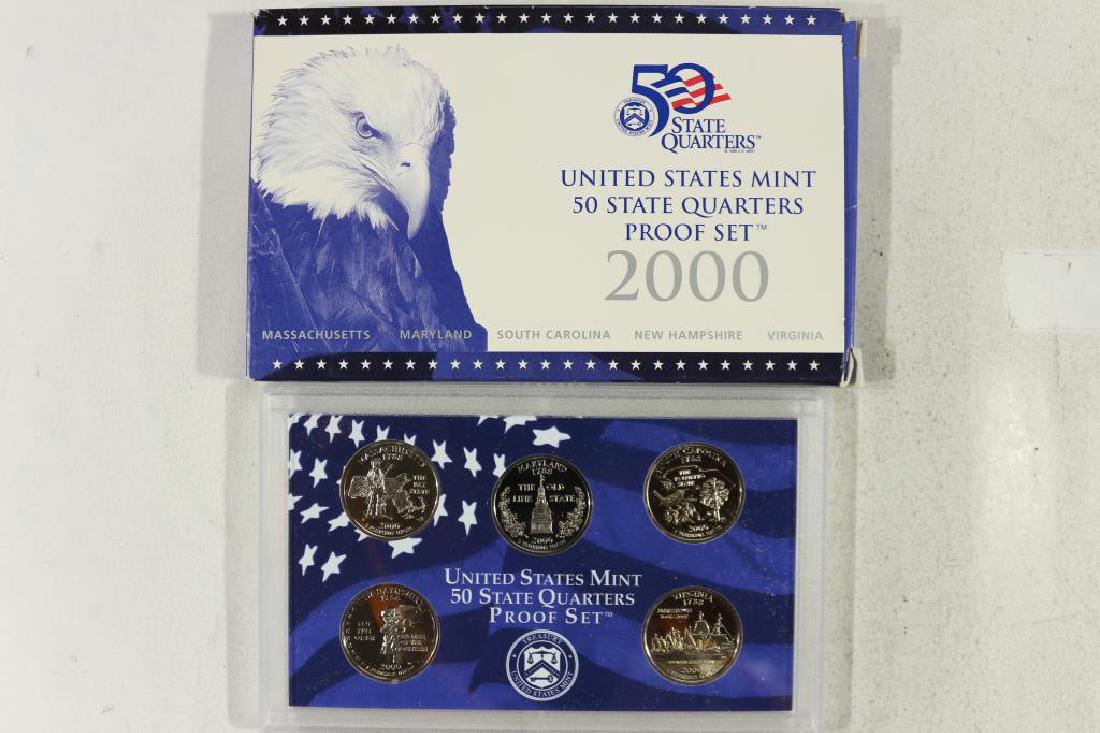 2000 US 50 STATE QUARTERS PROOF SET WITH BOX (1 of 3)
