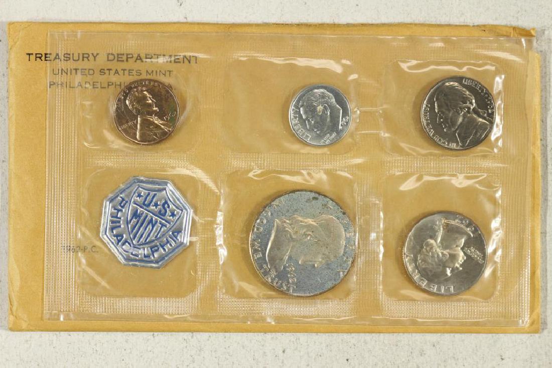 1962 US SILVER PROOF SET (WITH ENVELOPE) (1 of 3)