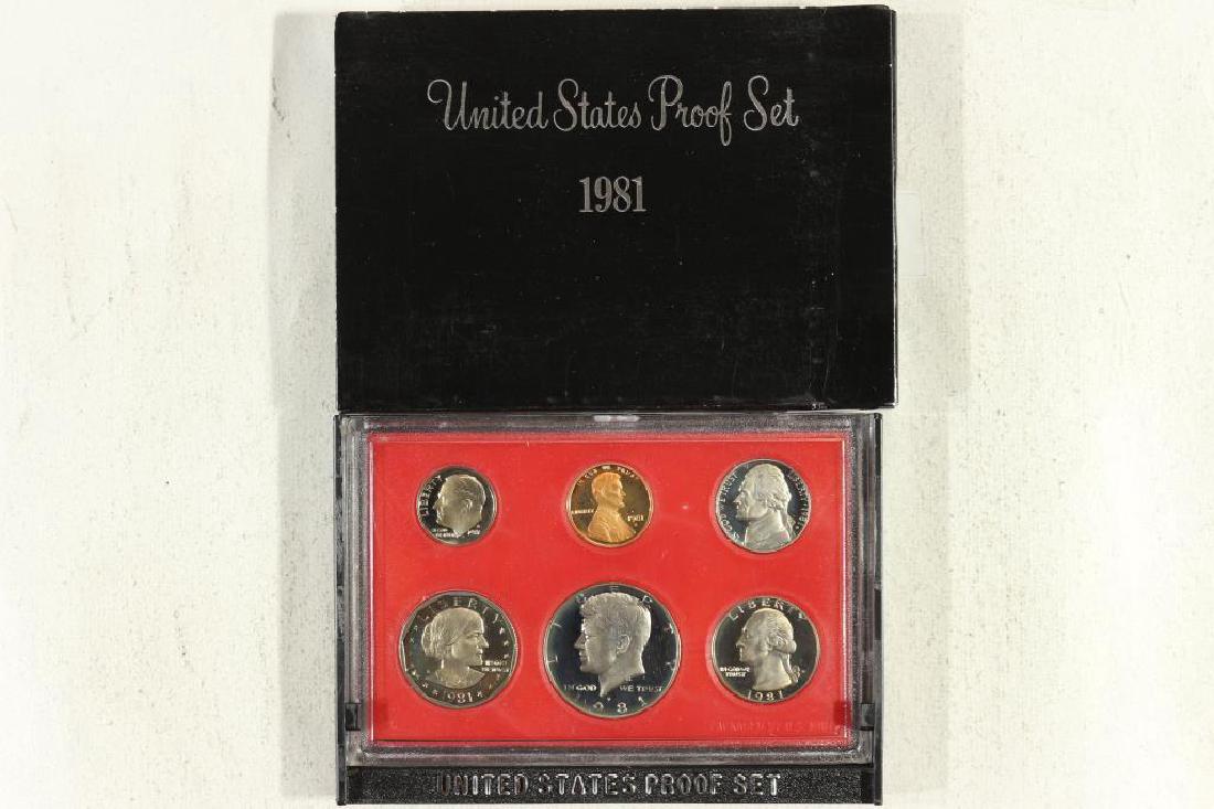 1981 US PROOF SET (WITH BOX) (1 of 2)