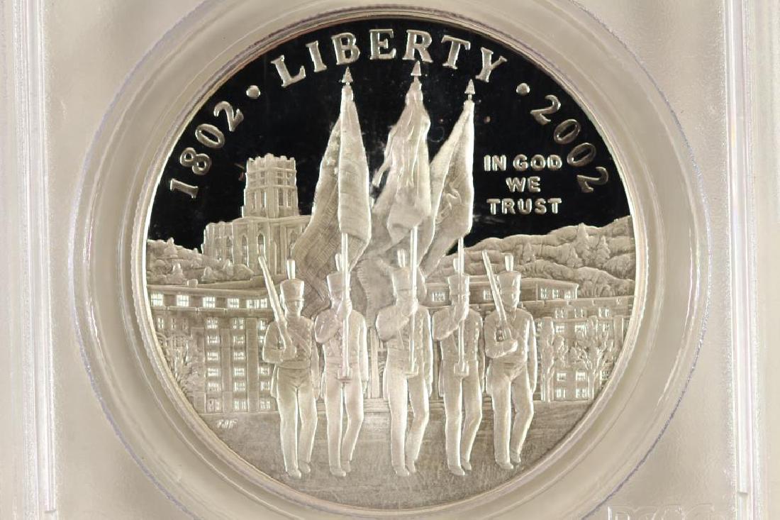 2002-W WEST POINT BICENTENNIAL SILVER DOLLAR PCGS (1 of 3)