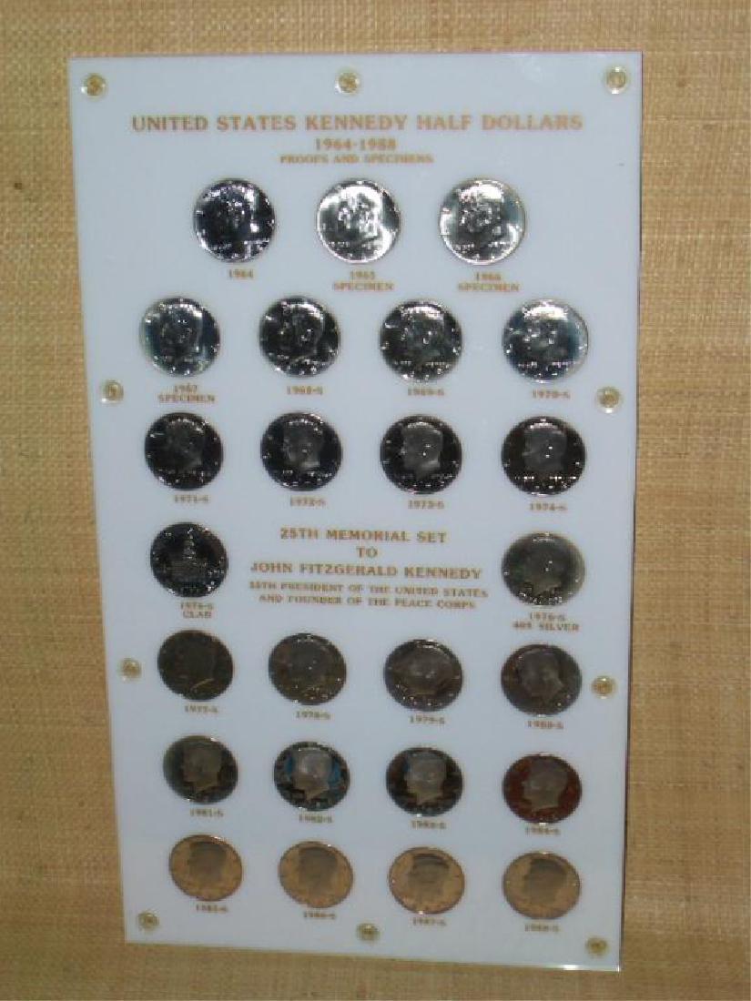 US Kennedy Half Dollar Proofs & Specimens Frame (1 of 5)