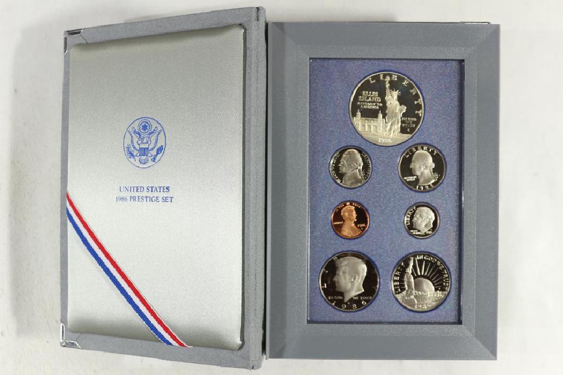 1986 US PRESTIGE PROOF SET STATUE OF LIBERTY (1 of 3)