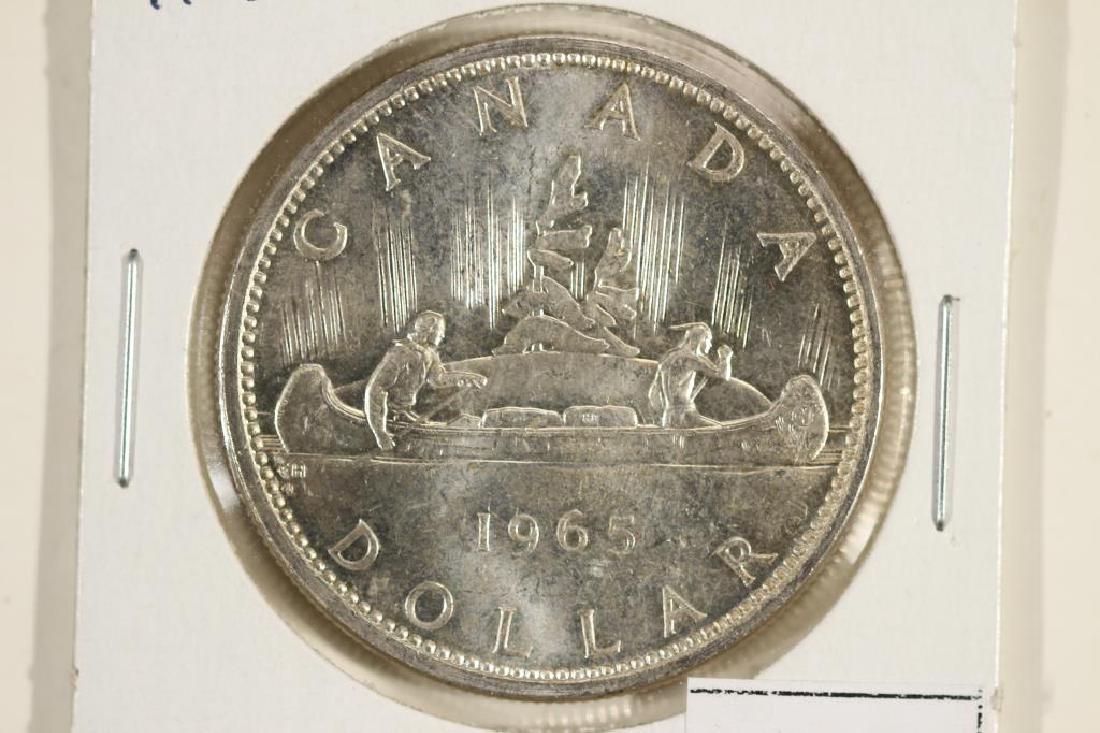 1965 CANADA SILVER DOLLAR UNC (1 of 3)