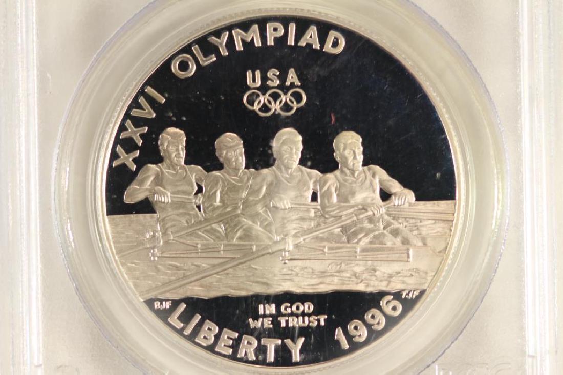 1996-P OLYMPICS ROWING COMMEMORATIVE SILVER (1 of 3)