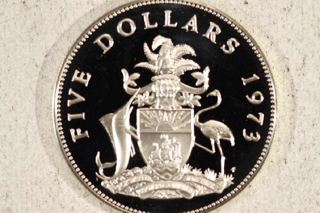 1973 BAHAMAS $5 SILVER PROOF 1.2526 OZ. ASW (1 of 3)