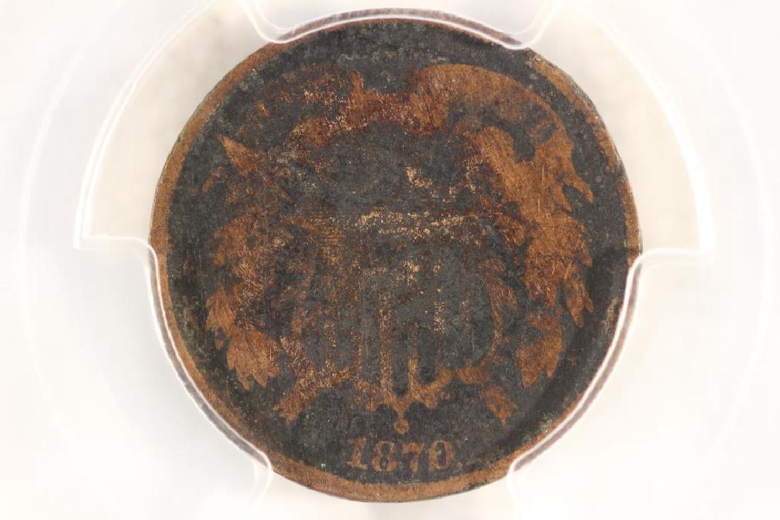 1870 2 CENT PIECE PCGS AG DETAILS (1 of 3)