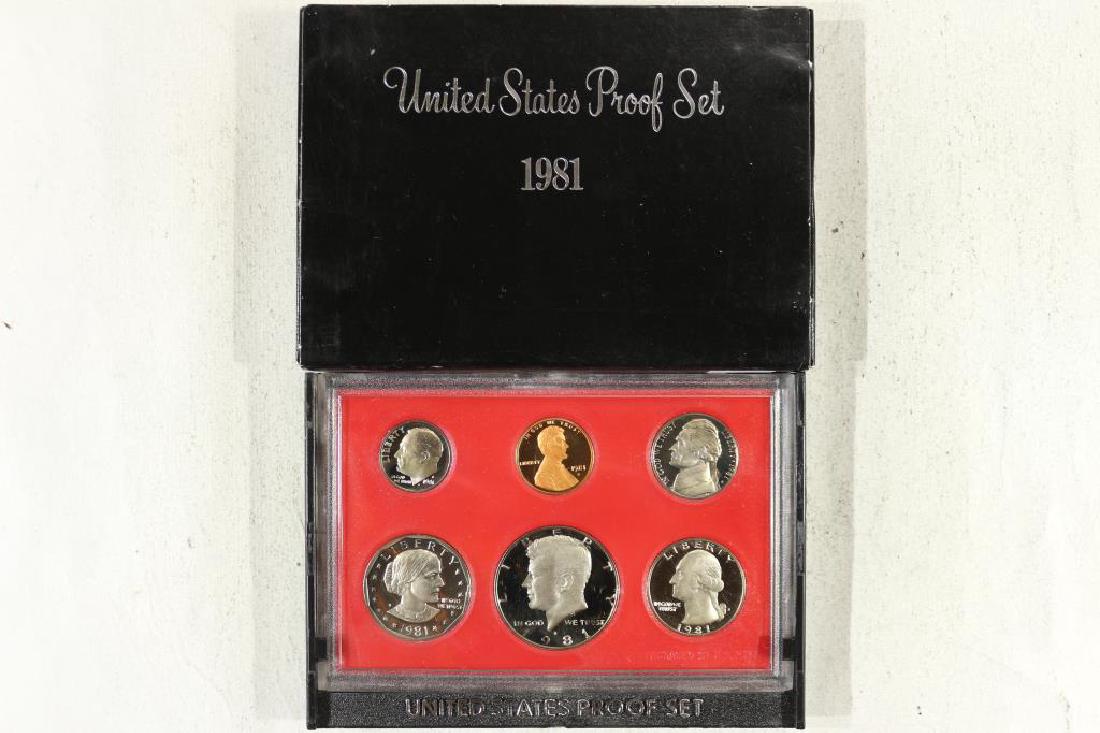 1981 US PROOF SET (WITH BOX) (1 of 3)