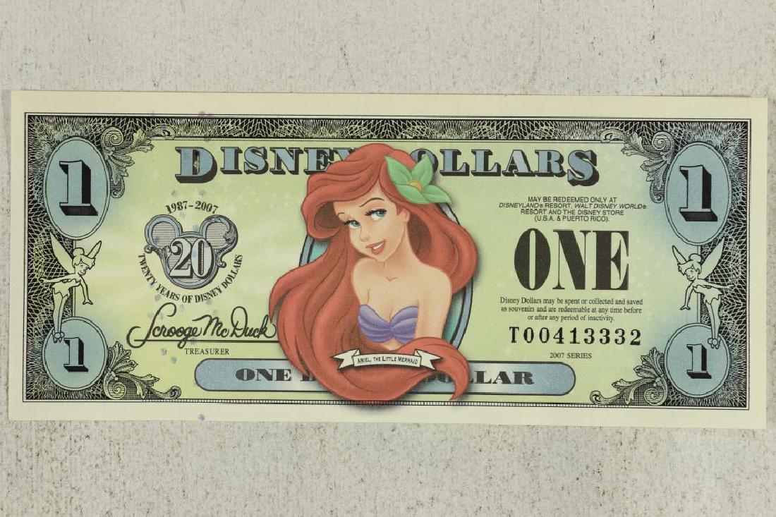 CRISP UNC 2007 SERIES 1 DISNEY DOLLAR ARIEL, THE (1 of 3)