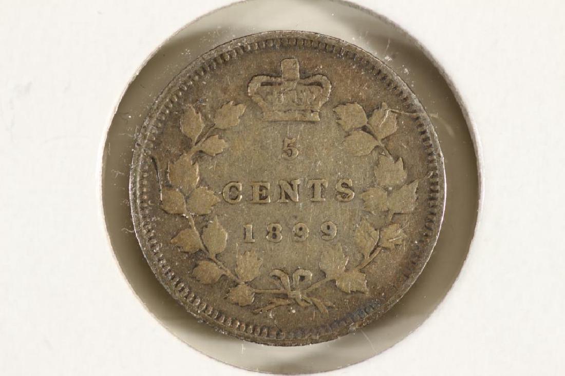 1899 CANADA SILVER 5 CENTS (1 of 2)