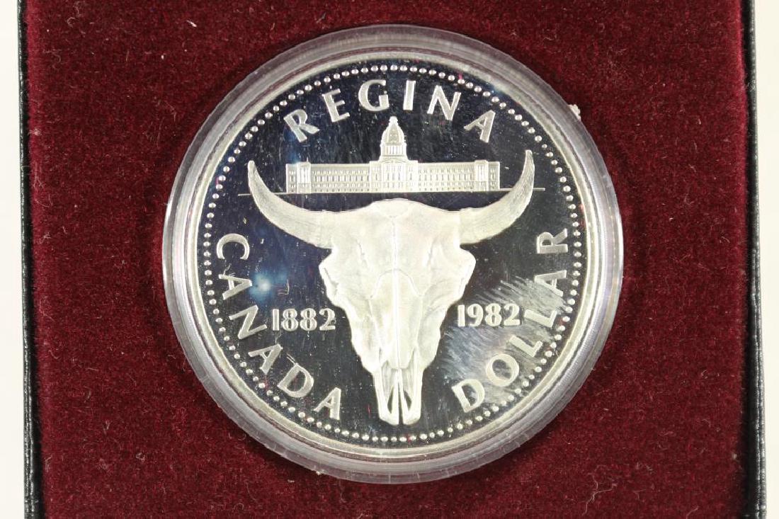 1982 CANADA REGINA PROOF SILVER DOLLAR (1 of 2)