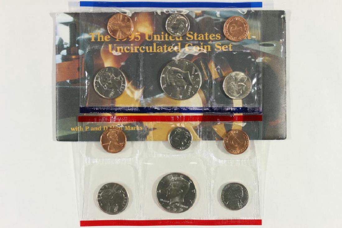 1995 US MINT SET (UNC) P/D (WITH ENVELOPE) (1 of 2)