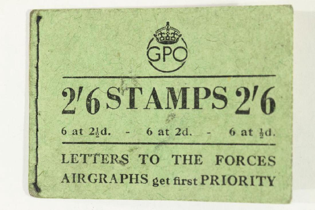 WWII GREAT BRITAIN STAMPS FULL BOOK OF 18 UNUSED (1 of 9)