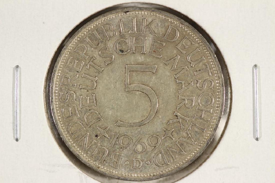 1969-D GERMAN SILVER 5 MARKS (1 of 2)