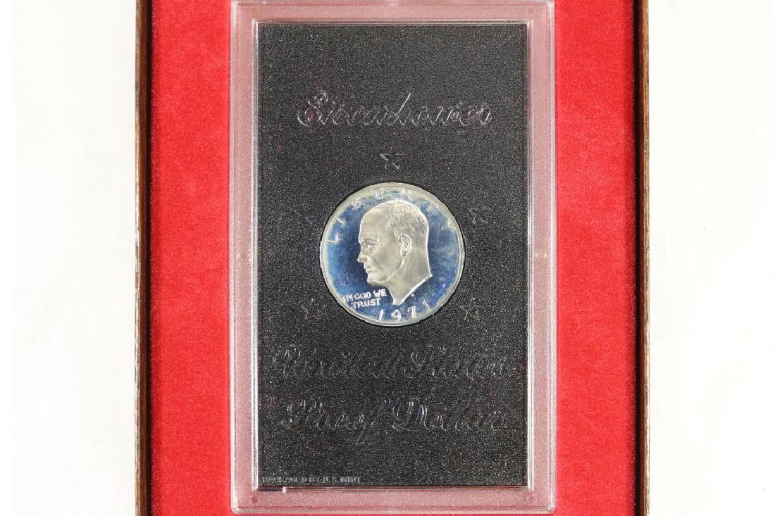 1971-S IKE SILVER DOLLAR PROOF (BROWN PACK) (1 of 2)