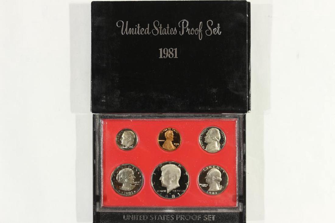 1981 US PROOF SET (WITH BOX) (1 of 2)