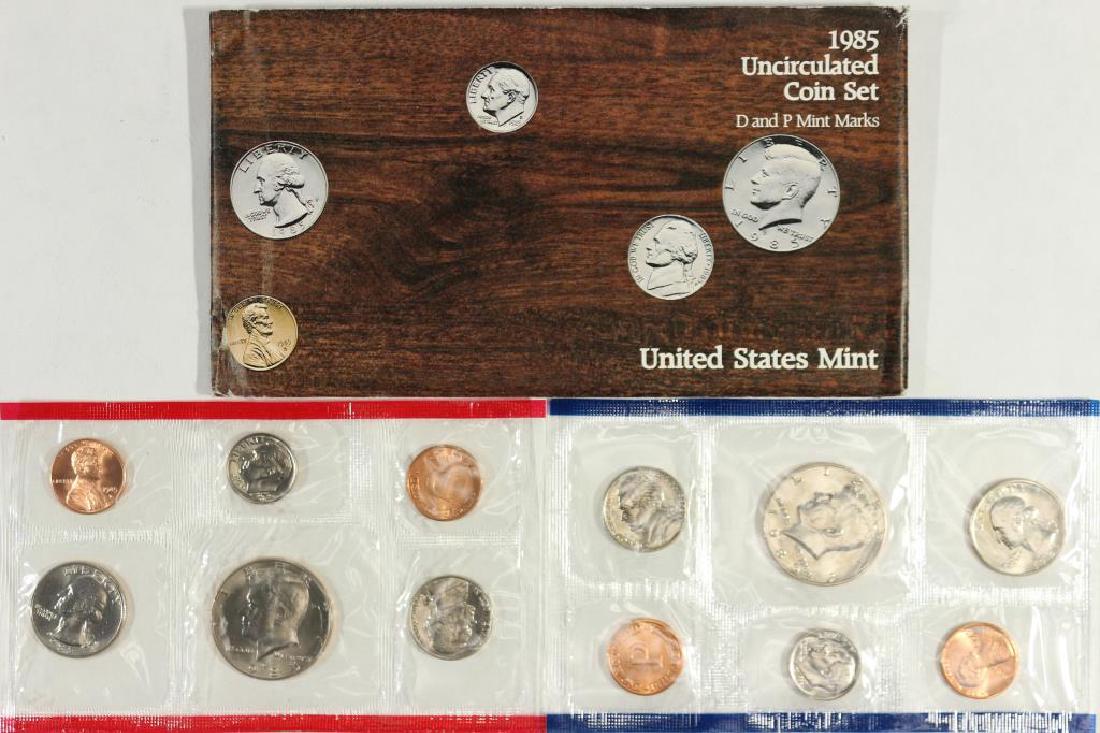 1985 US MINT SET (UNC) P/D (WITH ENVELOPE) (1 of 2)