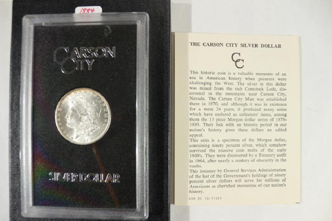 1884--CC GSA MORGAN SILVER DOLLAR (UNC) (1 of 3)