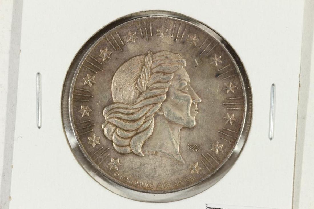 1 TROY OZ .999 FINE SILVER ROUND AMERICAN EAGLE (1 of 2)