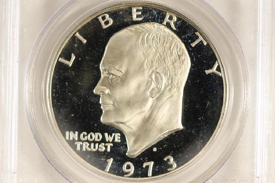 1973-S IKE SILVER DOLLAR PCGS PR68 DCAM (1 of 3)