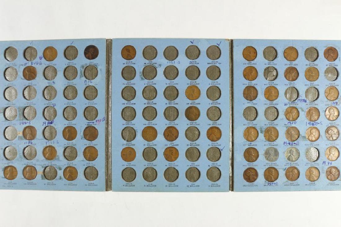 2 PARTIAL LINCOLN CENT ALBUMS 1909-1945 (45 COINS) (1 of 3)