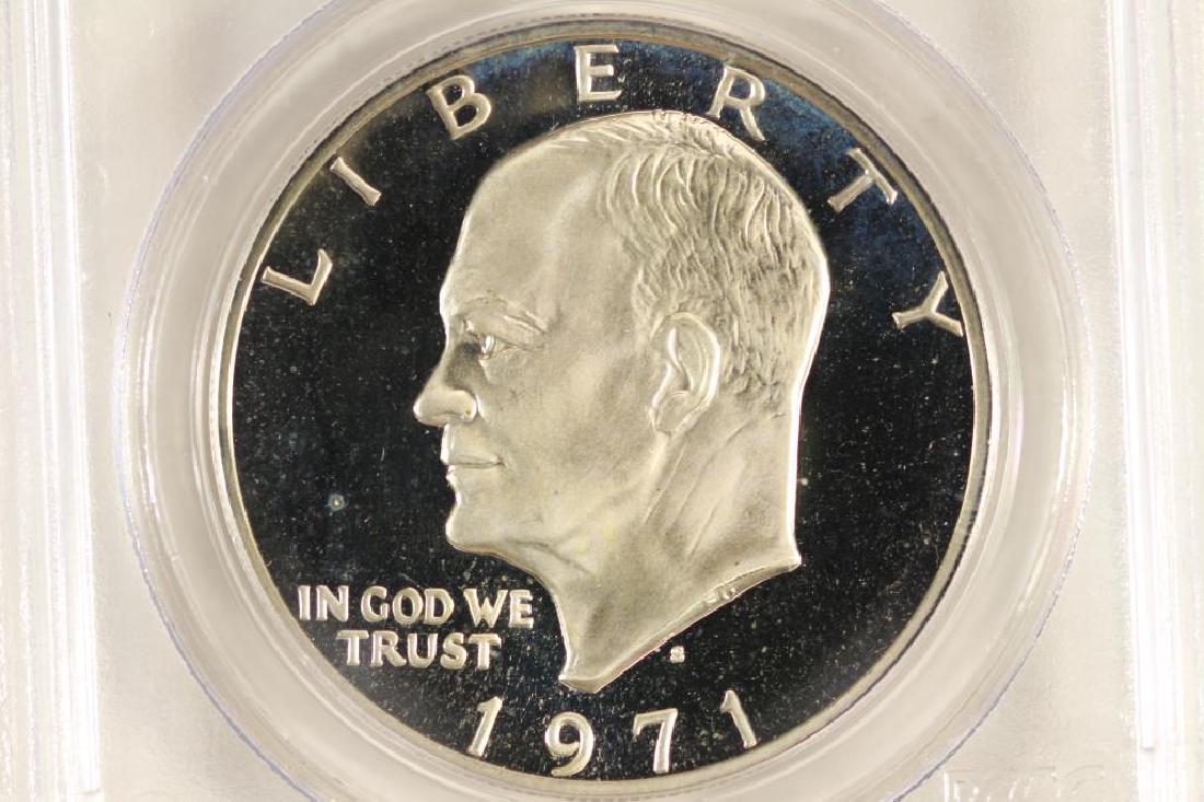1971-S IKE SILVER DOLLAR PCGS PR68 DCAM (1 of 3)