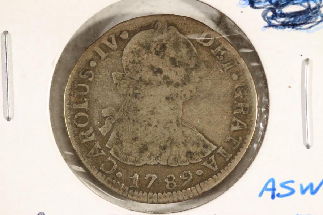 1789 SPAIN SILVER 2 REALE (1 of 2)