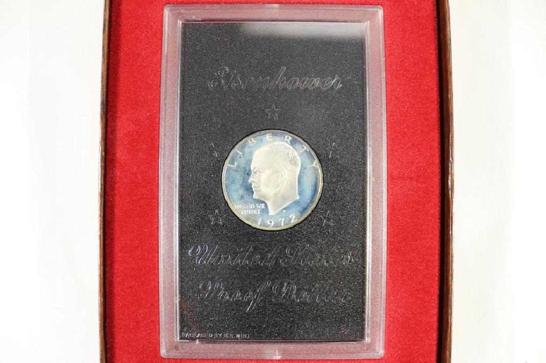 1972-S IKE SILVER DOLLAR PROOF (BROWN PACK) (1 of 2)