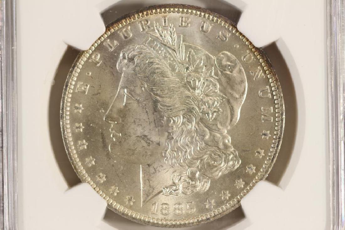 1885-O MORGAN SILVER DOLLAR NGC MS64 (1 of 3)