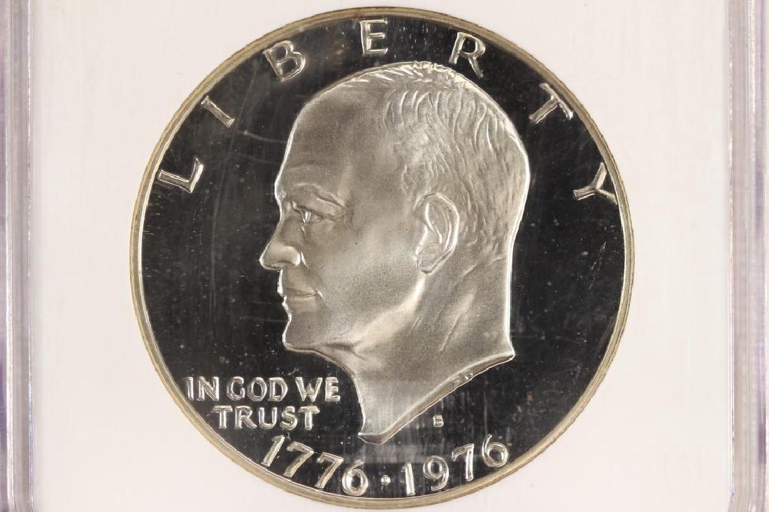 1976-S TYPE I IKE SILVER DOLLAR NGC PF69 ULTRA CAM (1 of 3)