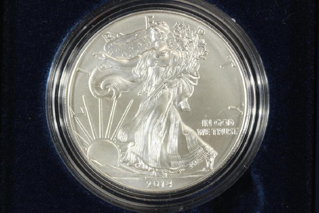 2014-W AMERICAN SILVER EAGLE UNC (1 of 3)