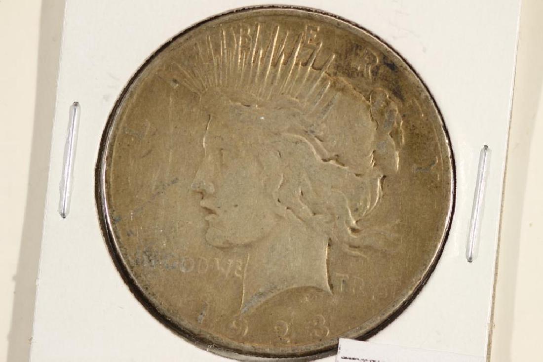 1923-S PEACE SILVER DOLLAR: You must call us at 1-763-862-8302 or email us at bidalotauction@aol.com with your credit card number directly. Thanks.