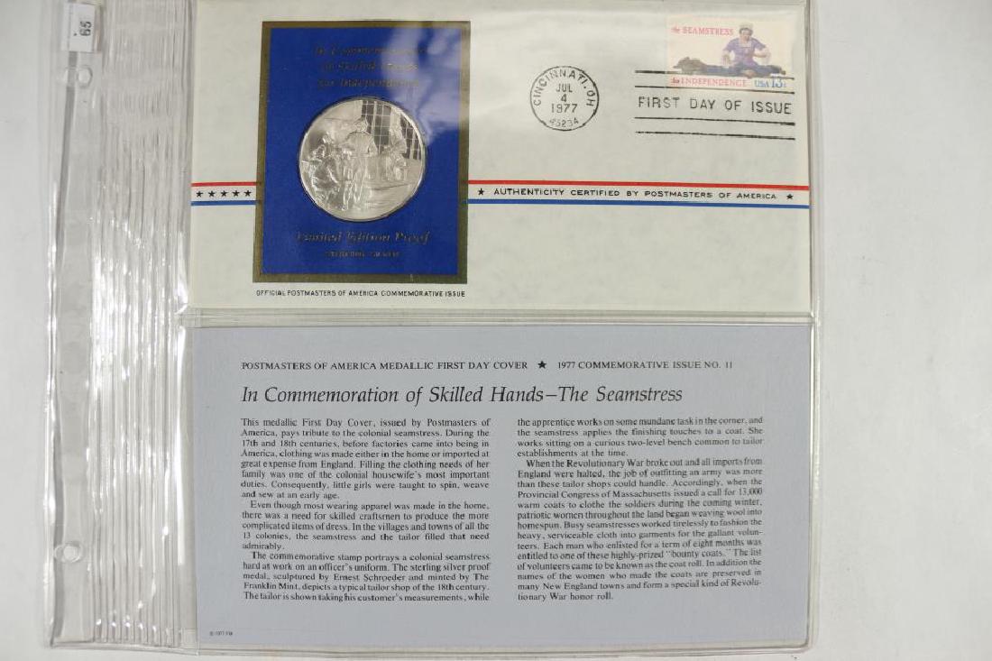 APPROX. 25 GRAM STERLING SILVER PROOF ROUND FDC (1 of 3)