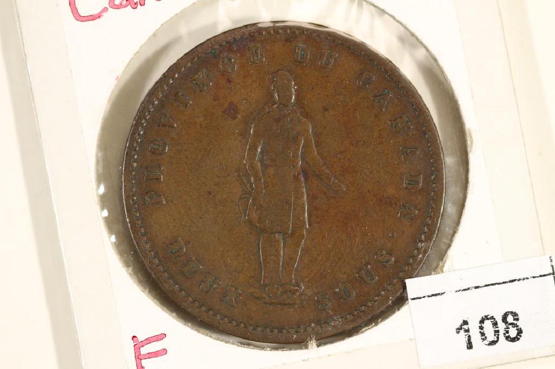 1852 QUEBEC BANK TOKEN ONE PENNY (1 of 2)
